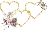 Rosey Swan Heart Frame