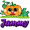 Pumpkin showing Tongue: Jammy