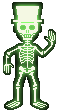Frankie  neon skeleton
