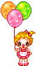 girl with balloonw