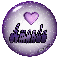 Amanda purple marble