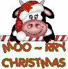 Moo-rry Christmas