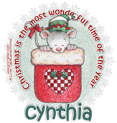 CYNTHIA Wonderful Time of Year Mouse