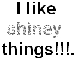 I like shiney things