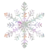 Multicolored Snowflake Small