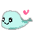 pixel whale