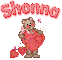 Shonna- teddy with heart