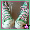 Green-Pink Converse