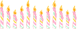 candles border