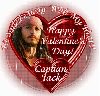Capt Jack Happy Valentine's Day 