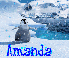 Amanda with penguin