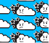 angry clouds bg