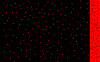 black and red dots