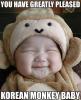 Korean Monkey Baby