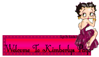 Betty boop welcome to Kimberlys page