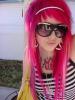 emo girl-pink hair