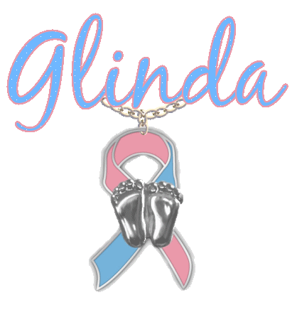 Glinda with Pregnancy & Infant Loss ribbon