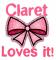 Claret Loves it!