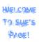 Welcome To Sue's Page(Blue)