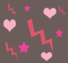 hearts tiled background