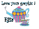 Love your graphic Rita teapot