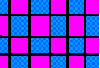 Blue and Pink Checkered Background