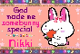 Nikki- God made me special