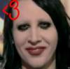 Marilyn Manson's cute smile <3