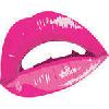 pink kiss-lips