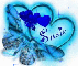 Susie Blue Heart Butterfly