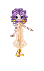 Cute lil purple haired goddess