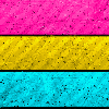 yellow pink and blue background