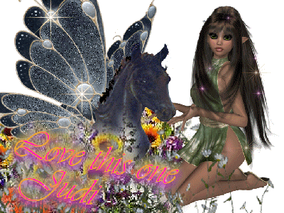 Judi's elf and fairy pony.
