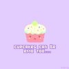 Emo cupcake