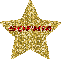 Gold Glitter Star - Sophia
