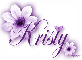 Purple Flower - Kristy