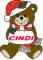 Christmas Teddy Bear - Cindi