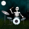 skeleton drummer