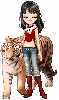 GIRL With TIGER