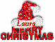 Merry Christmas Santa Hat - Laura