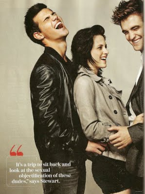 Kristen Stewart Robert Pattinson & Taylor Launter