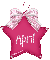 Pink Star & Bow -April-