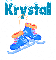 Ice Skates, Gift, Krystal