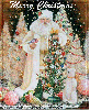 white vicgorian santa