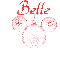 Mickey Ornament, Belle