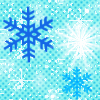 blue snowflakes avatar