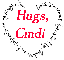 Heart Quote Hugs - Cindi