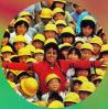 Michael Jackosn with many Chinese Children