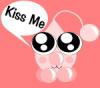Light Pink Frosting Droplet "Kiss Me" Display Pic
