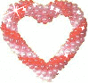 pink pearls heart